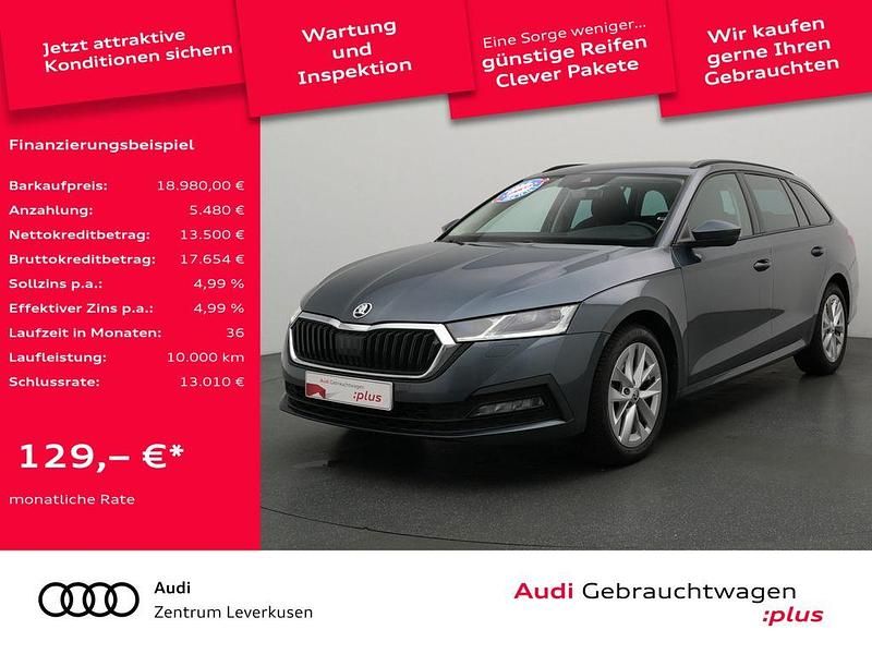 Grau Gebraucht 2020 Skoda Octavia Ambition Kombi | 18.980 € (Guter Preis) - Bild 1/4