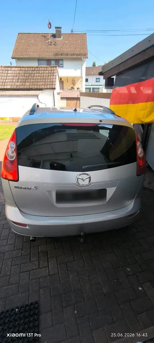 Gebraucht Mazda 5 150 PS (110 kW) 2007 Silber Van / Kleinbus