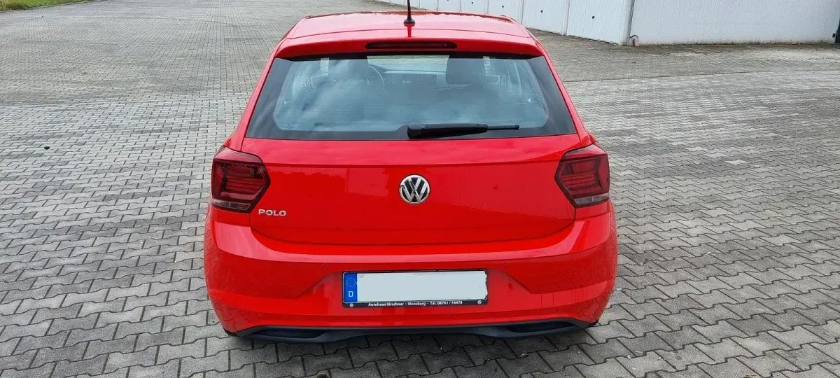 Gebraucht VW Polo 75 PS (55 kW) 2018 Rot Kleinwagen
