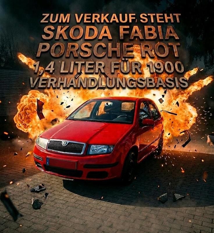 Gebraucht Skoda Fabia 75 PS (55 kW) 2007 Rot Kleinwagen