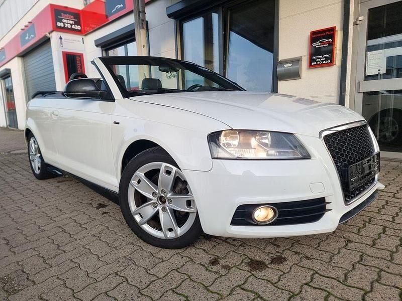 Gebraucht Audi A3 Cabriolet S-Line 160 PS (117 kW) 2009 Weiß Cabrio