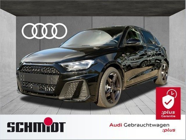 Mythosschwarz metallic Gebraucht 2024 Audi A1 Sportback S-Line Kleinwagen | 35.750 € (Teuer) - Bild 1/3