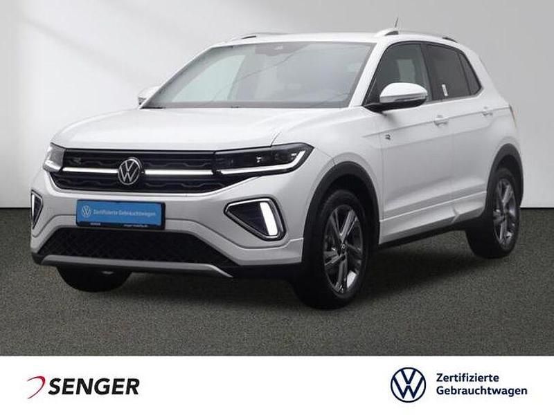 Pure white Gebraucht 2024 VW T-Cross R-line SUV | 28.990 € (Etwas zu teuer) - Bild 1/3