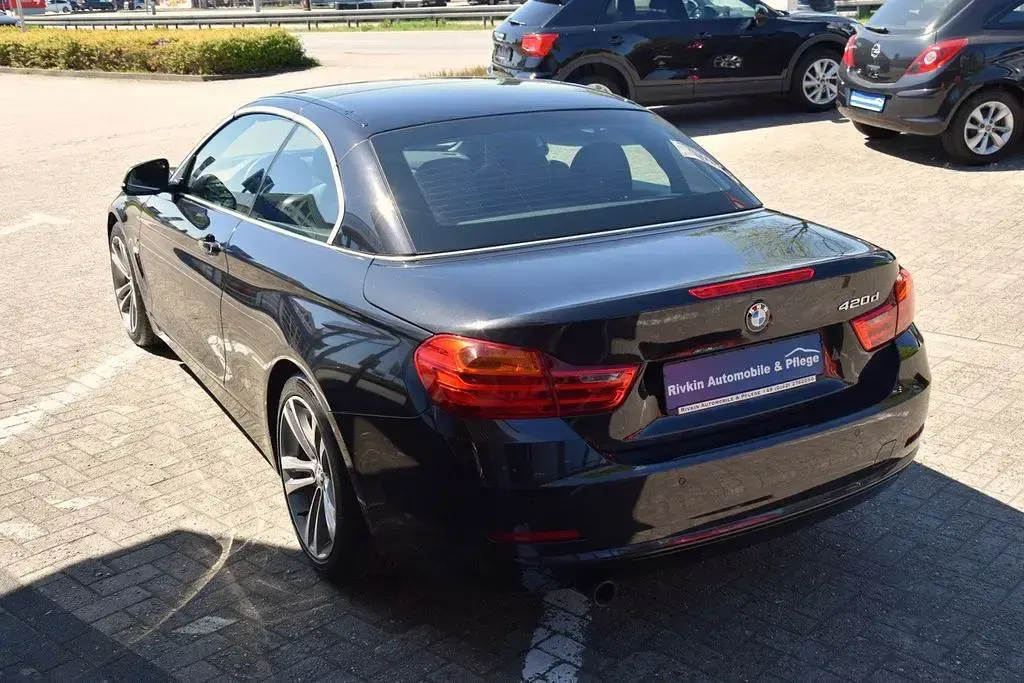 Gebraucht BMW 420 Cabriolet Sport Line 184 PS (135 kW) 2014 Schwarz Cabrio