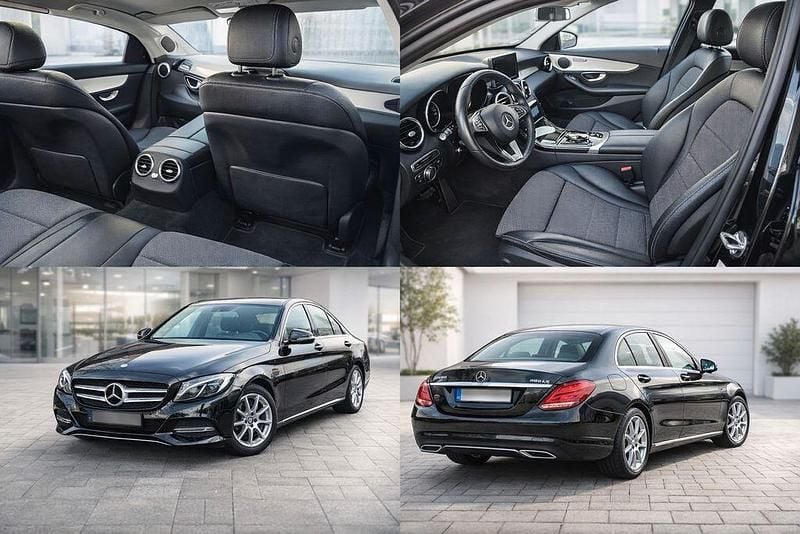 Schwarz Gebraucht 2014 Mercedes C220 Limousine | 10.500 € (Superpreis) - Bild 1/4