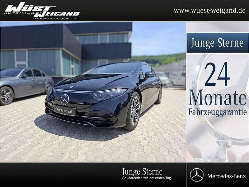 Schwarz Gebraucht 2022 Mercedes EQS450+ Electric Art Limousine | 53.900 € (Guter Preis) - Bild 1/4