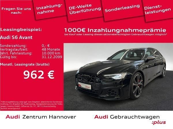 Schwarz (0e mythosschwarz metallic) Gebraucht 2024 Audi S6 Ambiente Kombi | 68.851 € (Superpreis) - Bild 1/4
