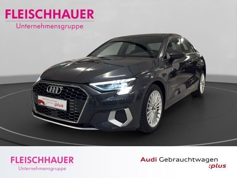 Grau Gebraucht 2023 Audi A3 Advanced Limousine | 31.490 € (Etwas zu teuer) - Bild 1/4
