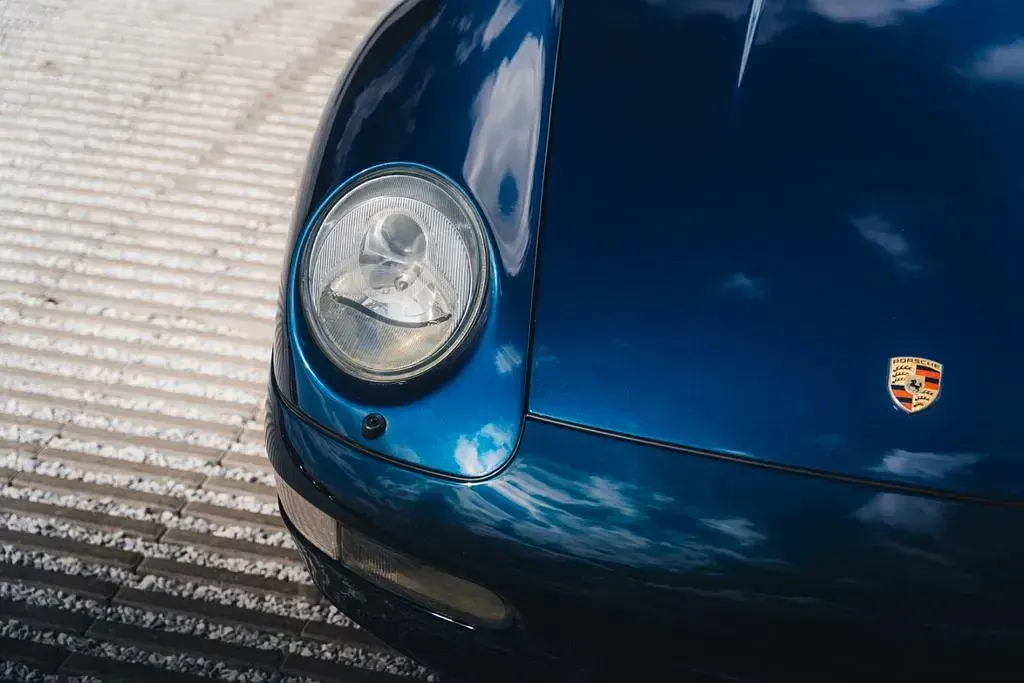 Gebraucht Porsche 993 286 PS (210 kW) 1997 Blau Cabrio