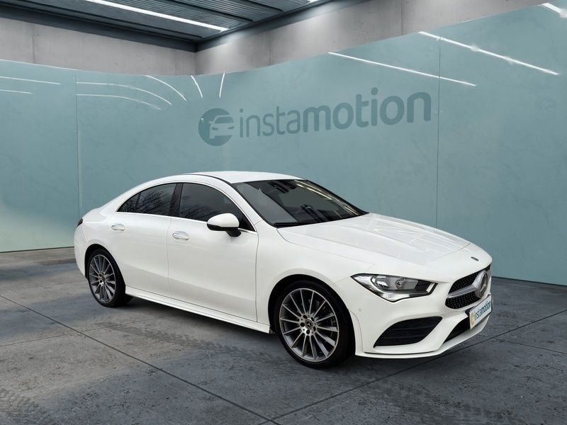 Weiß Gebraucht 2020 Mercedes CLA200 AMG Coupé | 31.450 € (Fairer Preis) - Bild 1/3