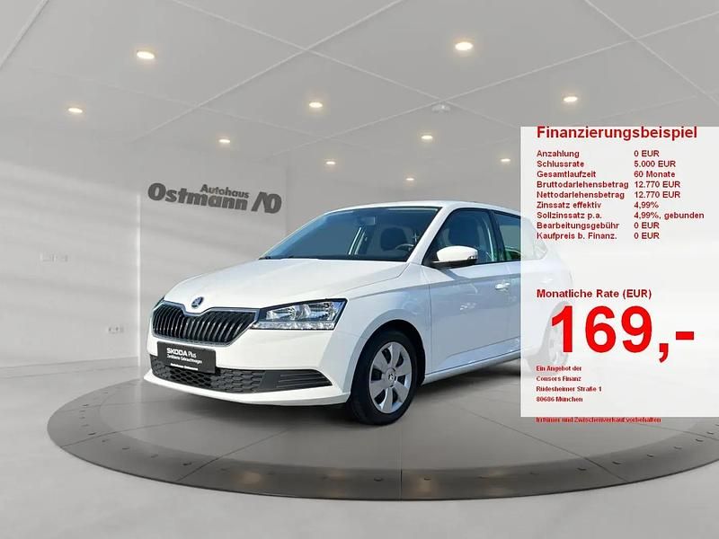Weiß Gebraucht 2021 Skoda Fabia Cool Plus Kleinwagen | 12.769 € (Fairer Preis) - Bild 1/4
