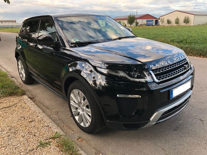Schwarz Gebraucht 2017 Land Rover Range Rover evoque SE Dynamic SUV | 18.400 € (Fairer Preis) - Bild 1/4