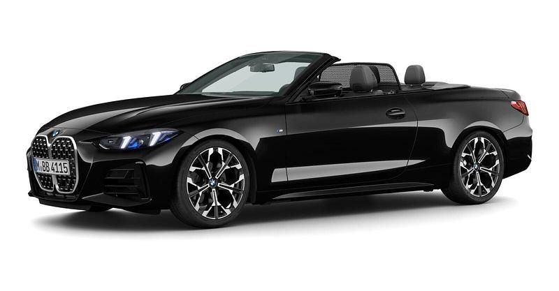 Schwarz Gebraucht 2025 BMW 430 Cabriolet Comfort Edition Cabrio | 57.407 € (Fairer Preis) - Bild 1/4