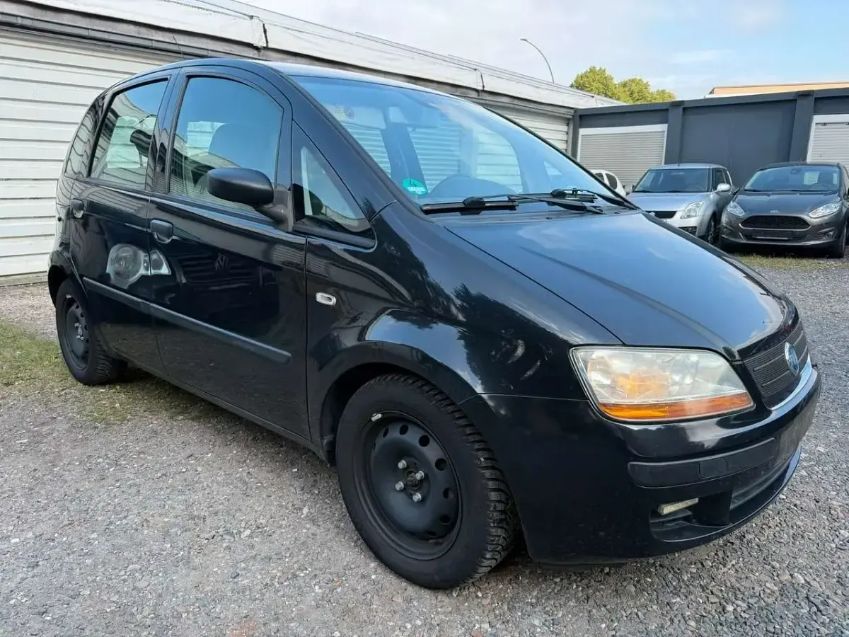 Gebraucht Fiat Idea Active 80 PS (58 kW) 2004 Blau Van / Kleinbus