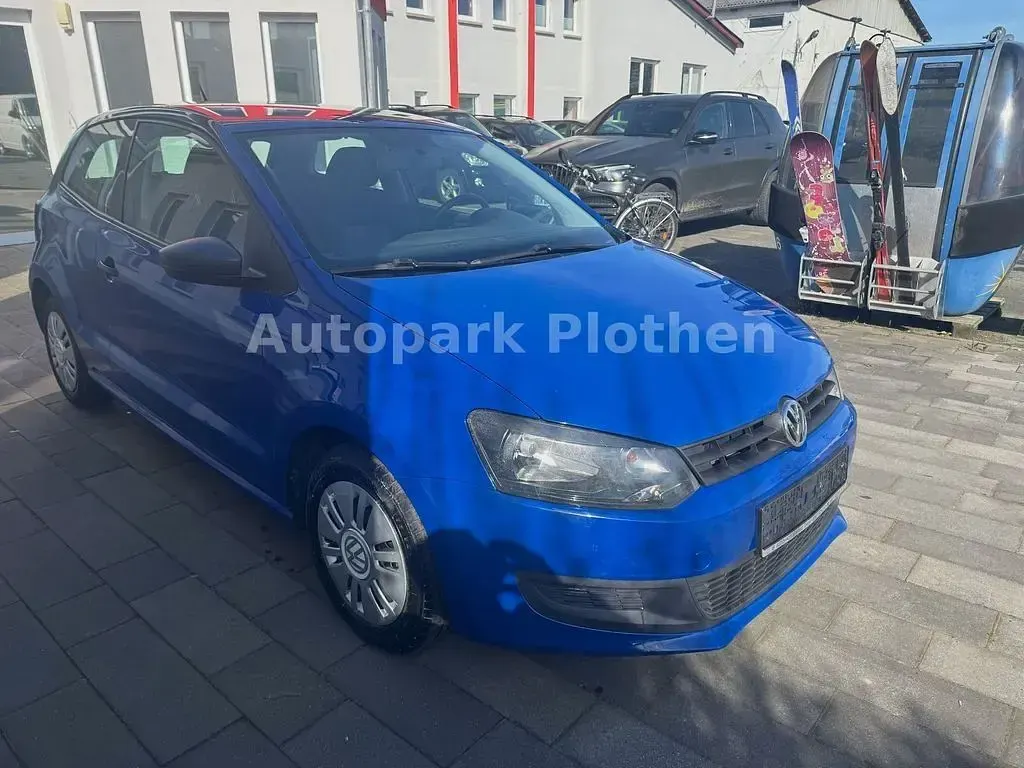 Gebraucht VW Polo Trendline 60 PS (44 kW) 2012 Blau Kleinwagen