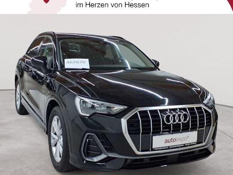 Mythosschwarz metallic Gebraucht 2024 Audi Q3 S-Line SUV | 34.090 € (Superpreis) - Bild 1/4