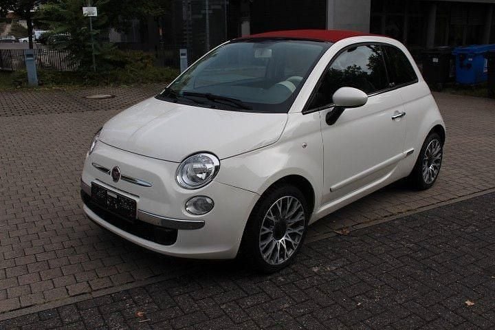 Weiß Gebraucht 2015 Fiat 500C Lounge Cabrio | 7.970 € (Superpreis) - Bild 1/4