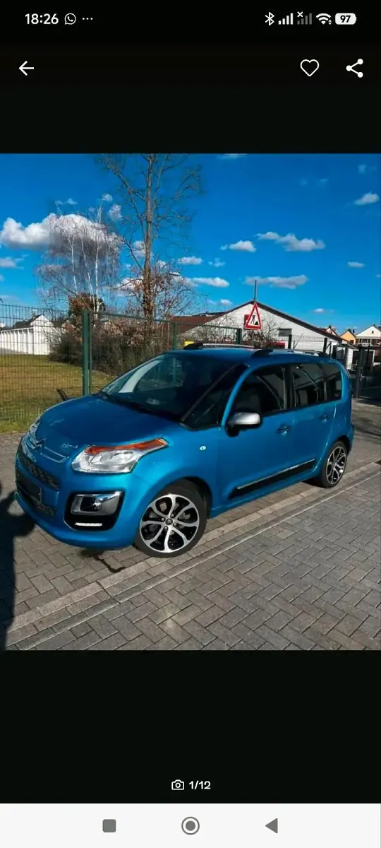 Gebraucht Citroën C3 120 PS (88 kW) 2015 Blau Van / Kleinbus