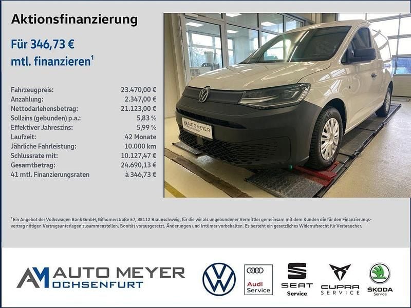 Gebraucht VW Caddy 102 PS (75 kW) 2022 Candyweiß Van / Kleinbus