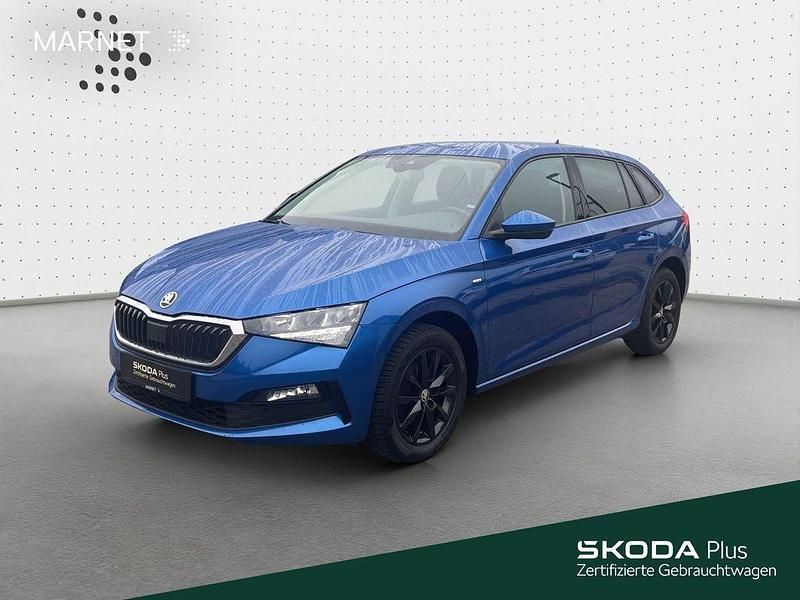 Blau Gebraucht 2020 Skoda Scala Ambition Kleinwagen | 14.490 € (Fairer Preis) - Bild 1/4