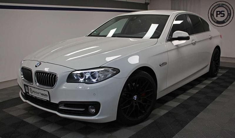 Weiß Gebraucht 2014 BMW 535 Limousine | 15.490 € (Guter Preis) - Bild 1/3