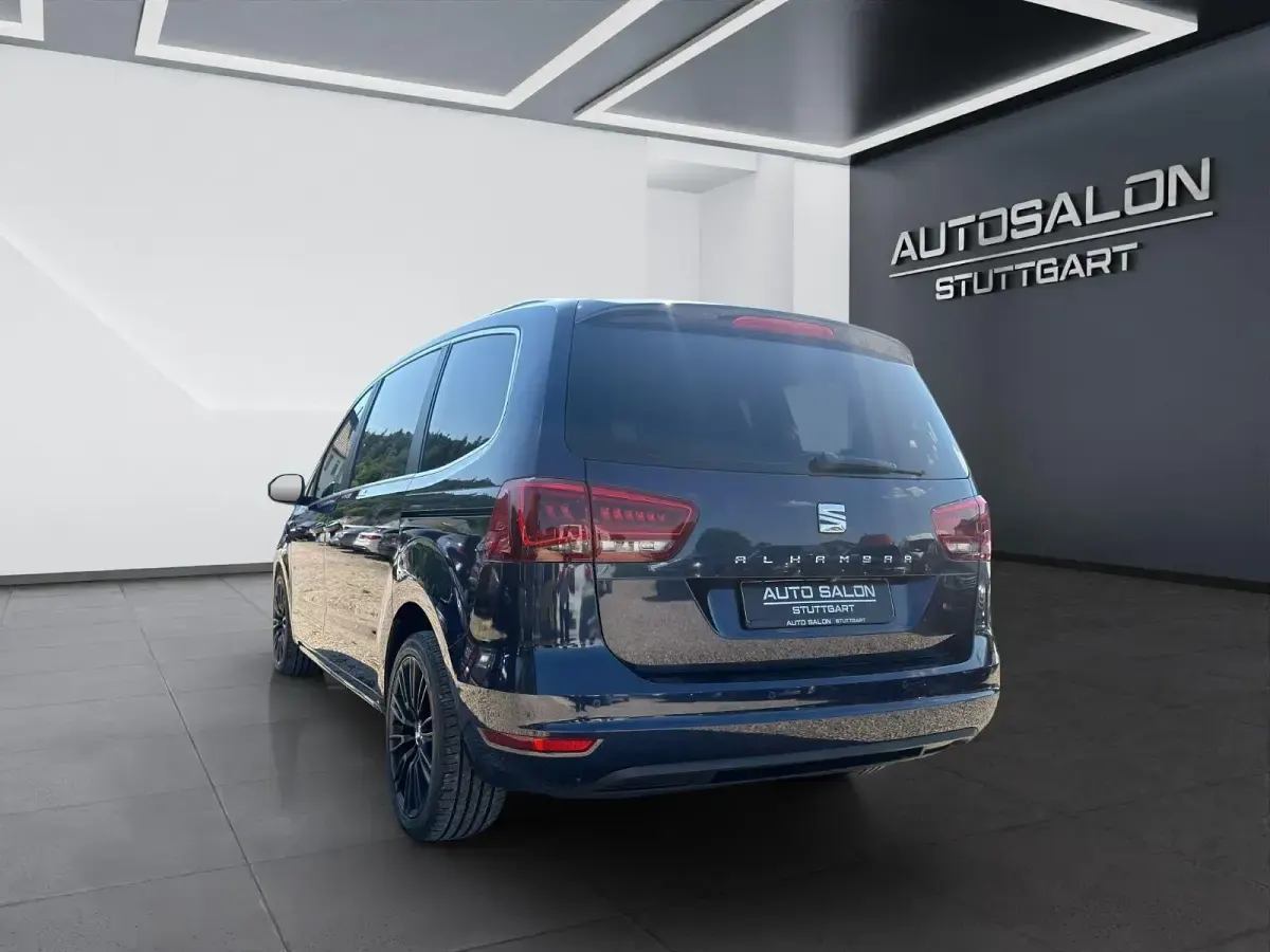 Gebraucht Seat Alhambra Style 184 PS (135 kW) 2015 Blau Van / Kleinbus