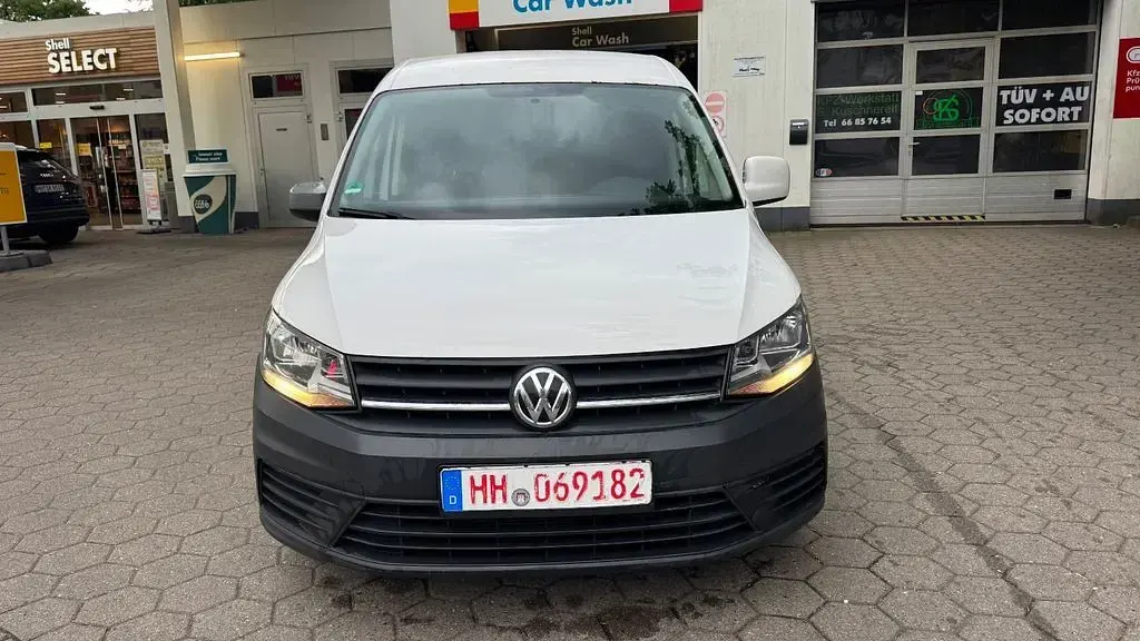 Gebraucht VW Caddy Trendline 102 PS (75 kW) 2016 Weiß Van / Kleinbus