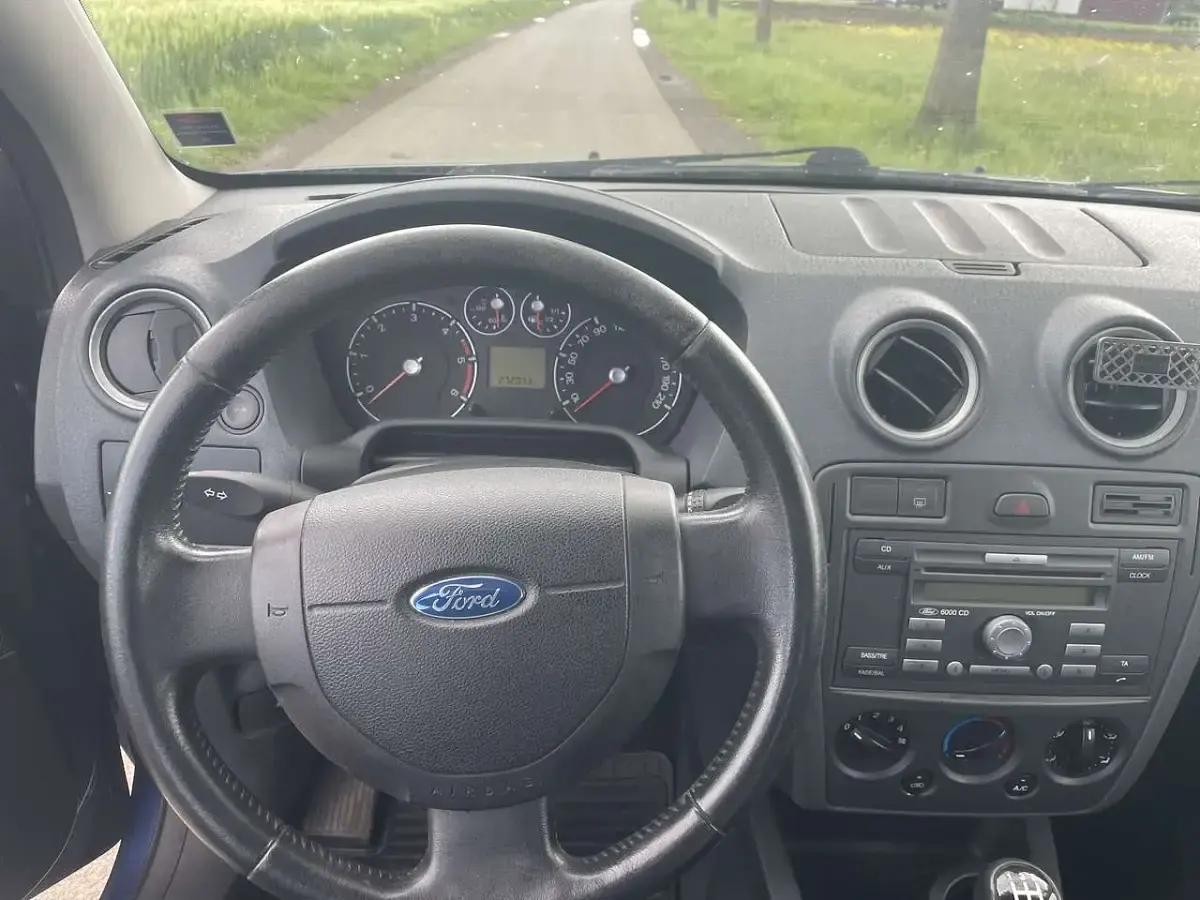Gebraucht Ford Fusion Style 68 PS (50 kW) 2008 Blau Kleinwagen