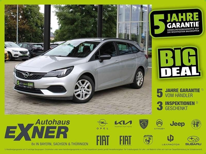 Silber Gebraucht 2022 Opel Astra Edition Kombi | 13.390 € (Superpreis) - Bild 1/4