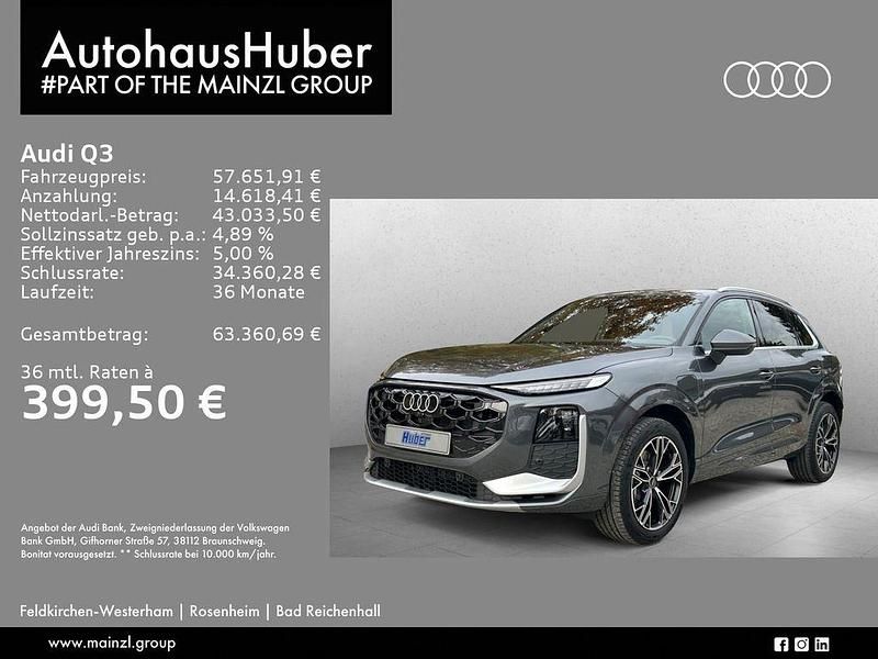 Neu Audi Q3 S-Line 272 PS (200 kW) 2026 Daytonagrau perleffekt SUV