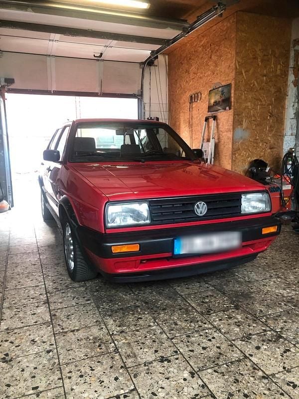 Gebraucht VW Jetta 75 PS (55 kW) 1991 Rot Limousine