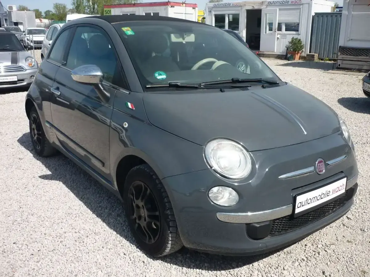 Gebraucht Fiat 500C Pop 69 PS (50 kW) 2012 Grau Cabrio