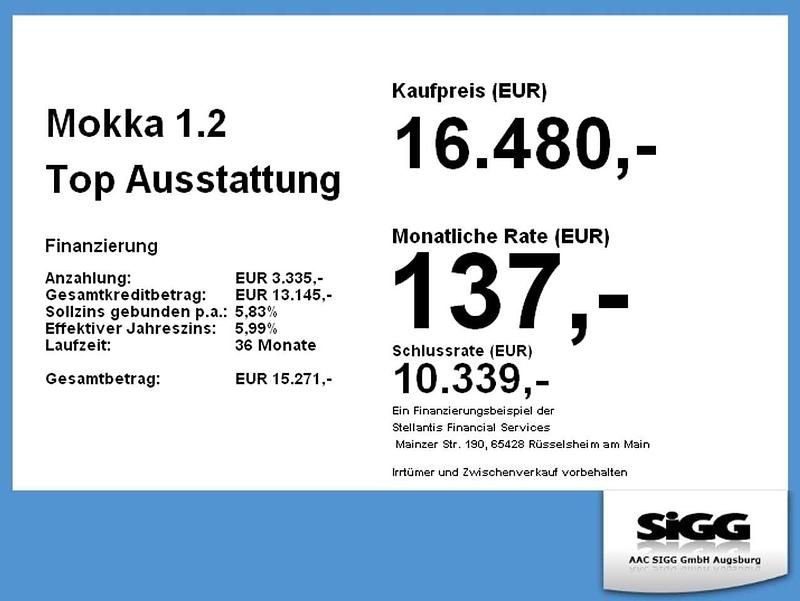 Gebraucht Opel Mokka Elegance 101 PS (74 kW) 2023 Perl blau SUV