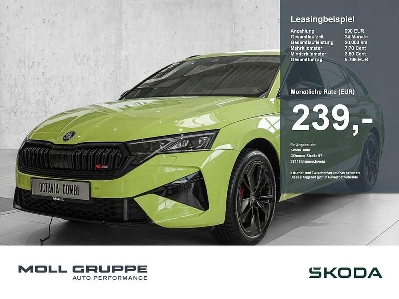 Grün Neu 2025 Skoda Octavia RS Kombi | 40.480 € (Guter Preis) - Bild 1/4