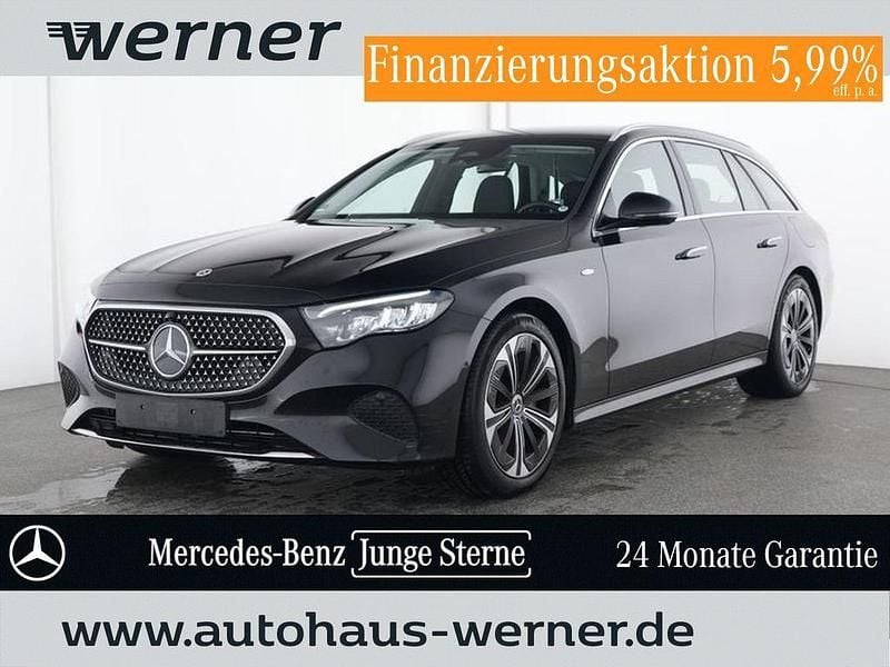 Schwarz Gebraucht 2025 Mercedes E300 Advanced Limousine | 46.646 € (Superpreis) - Bild 1/4