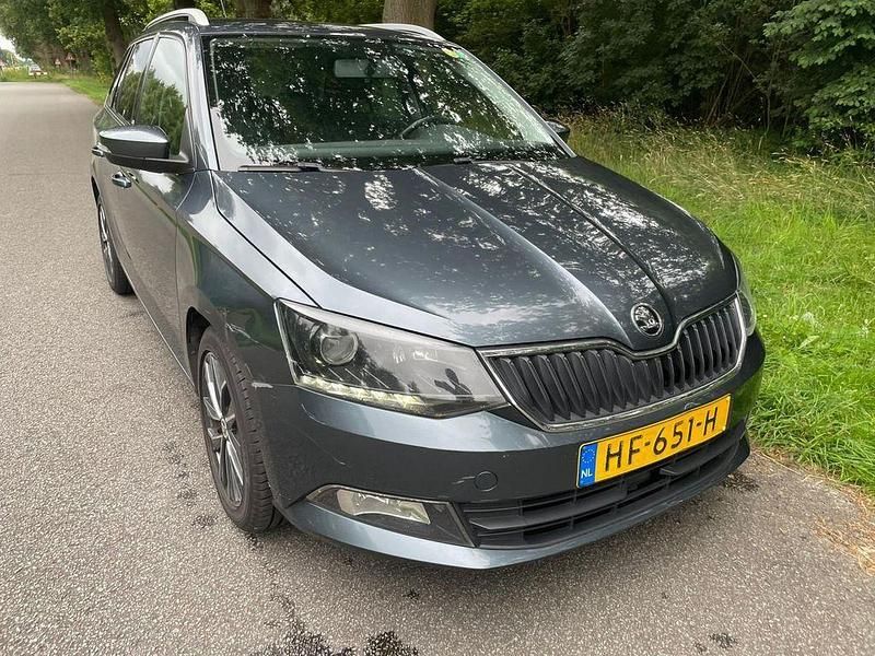Grau Gebraucht 2015 Skoda Fabia Kleinwagen | 3.950 € - Bild 1/4