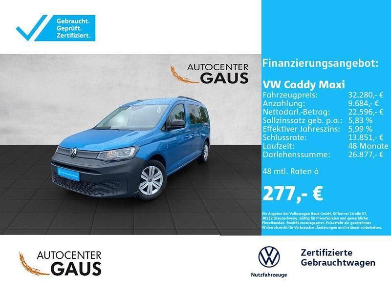 Blau Gebraucht 2022 VW Caddy Maxi Basis Van / Kleinbus | 32.280 € (Fairer Preis) - Bild 1/4