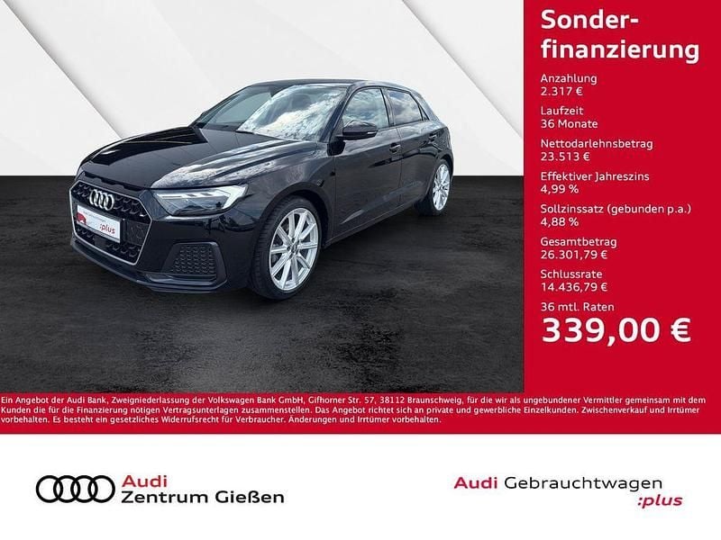 Schwarz Gebraucht 2022 Audi A1 Sportback Advanced Kleinwagen | 25.830 € (Fairer Preis) - Bild 1/4
