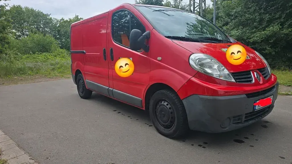 Gebraucht Renault Trafic 90 PS (66 kW) 2007 Rot Van / Kleinbus