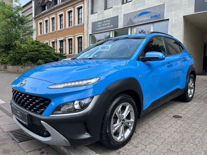 Blau Gebraucht 2021 Hyundai Kona Style SUV | 17.990 € (Guter Preis) - Bild 1/4