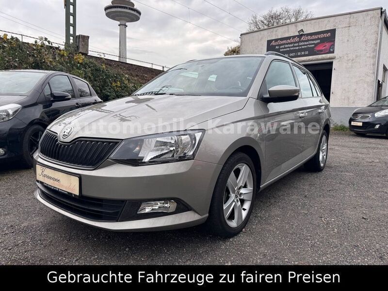 Cappuccinobeige metallic Gebraucht 2017 Skoda Fabia Cool Edition Kombi | 9.999 € (Fairer Preis) - Bild 1/4