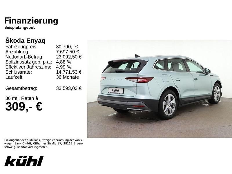 Gebraucht Skoda Enyaq iV 150 kW (204 PS) 2022 Silber SUV