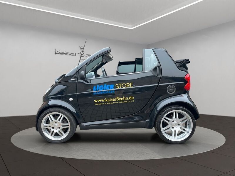 Gebraucht Smart ForTwo Cabrio Brabus 71 PS (52 kW) 2002 Schwarz Cabrio