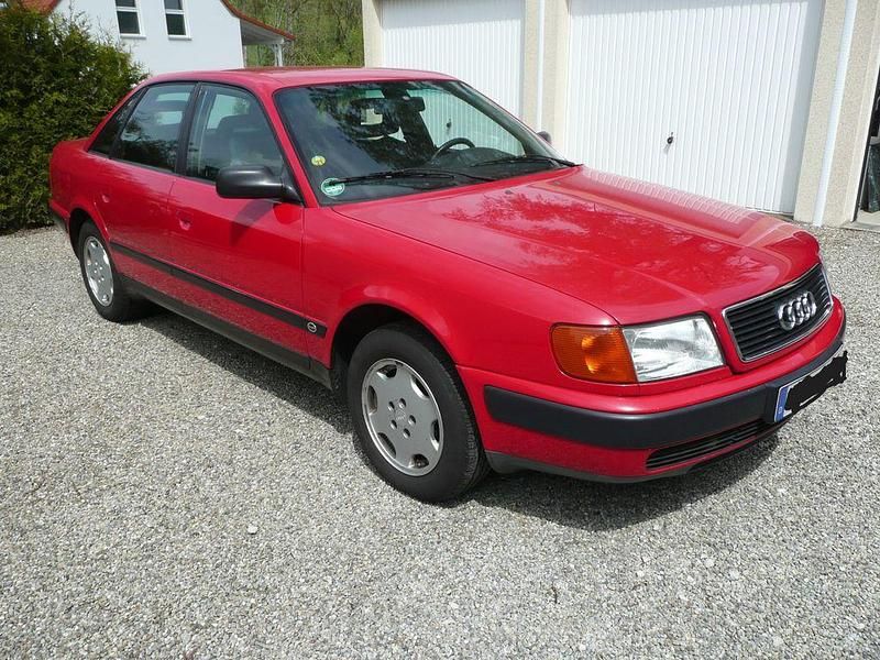 Rot Gebraucht 1991 Audi 100 Limousine | 3.900 € - Bild 1/4