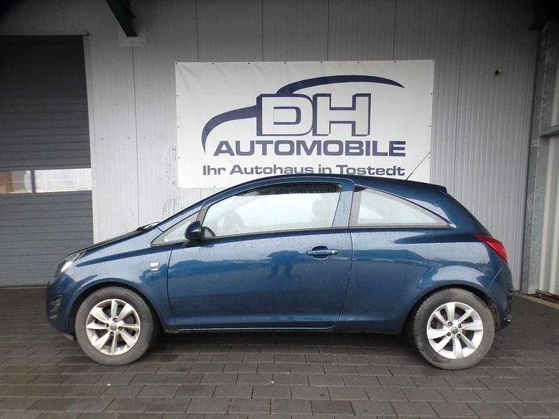 Blau Gebraucht 2014 Opel Corsa Kleinwagen | 4.790 € (Etwas zu teuer) - Bild 1/4