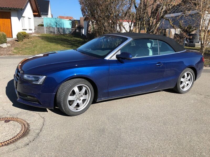 Blau Gebraucht 2014 Audi A5 Cabriolet Sport Cabrio | 18.000 € (Etwas zu teuer) - Bild 1/4