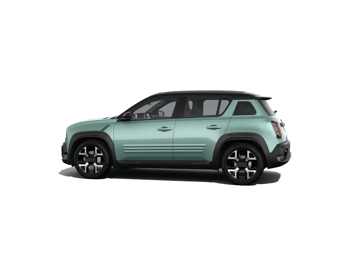 Neu Renault 4 E-Tech Komfort 11 kW (15 PS) 2025 Hautsdefrance grün mit schwarzem dach (grün) SUV