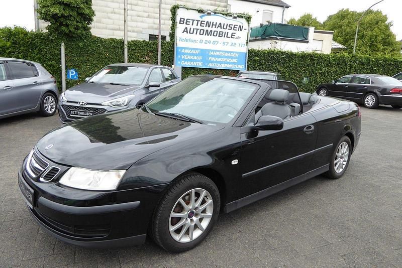 Schwarz Gebraucht 2005 Saab 9-3 Cabriolet Linear Cabrio | 8.990 € (Teuer) - Bild 1/4