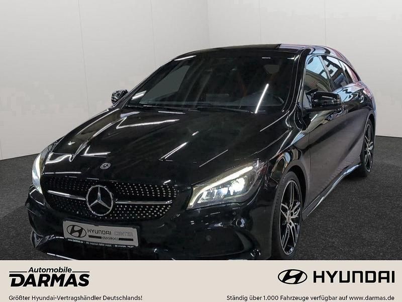 Schwarz Gebraucht 2020 Mercedes CLA200 Shooting Brake AMG line Kombi | 19.500 € - Bild 1/4