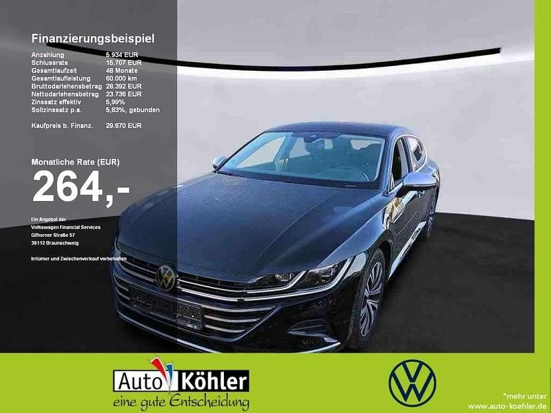 Gebraucht VW Arteon Elegance 200 PS (147 kW) 2022 Deep black perleffekt Kombi